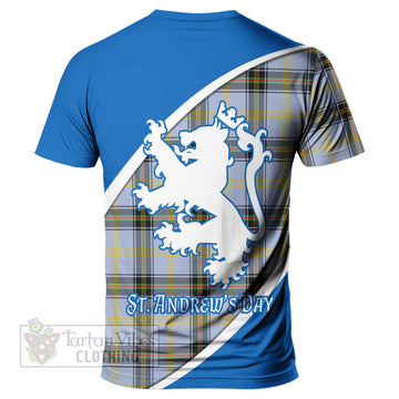 Bell Family Crest Tartan T-Shirt Celebrate Saint Andrew's Day in Style - Tartan Vibes Clothing