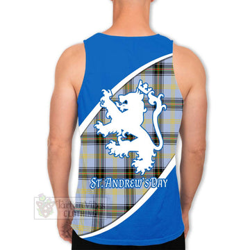 Bell Family Crest Tartan Men's Tank Top Celebrate Saint Andrew's Day in Style