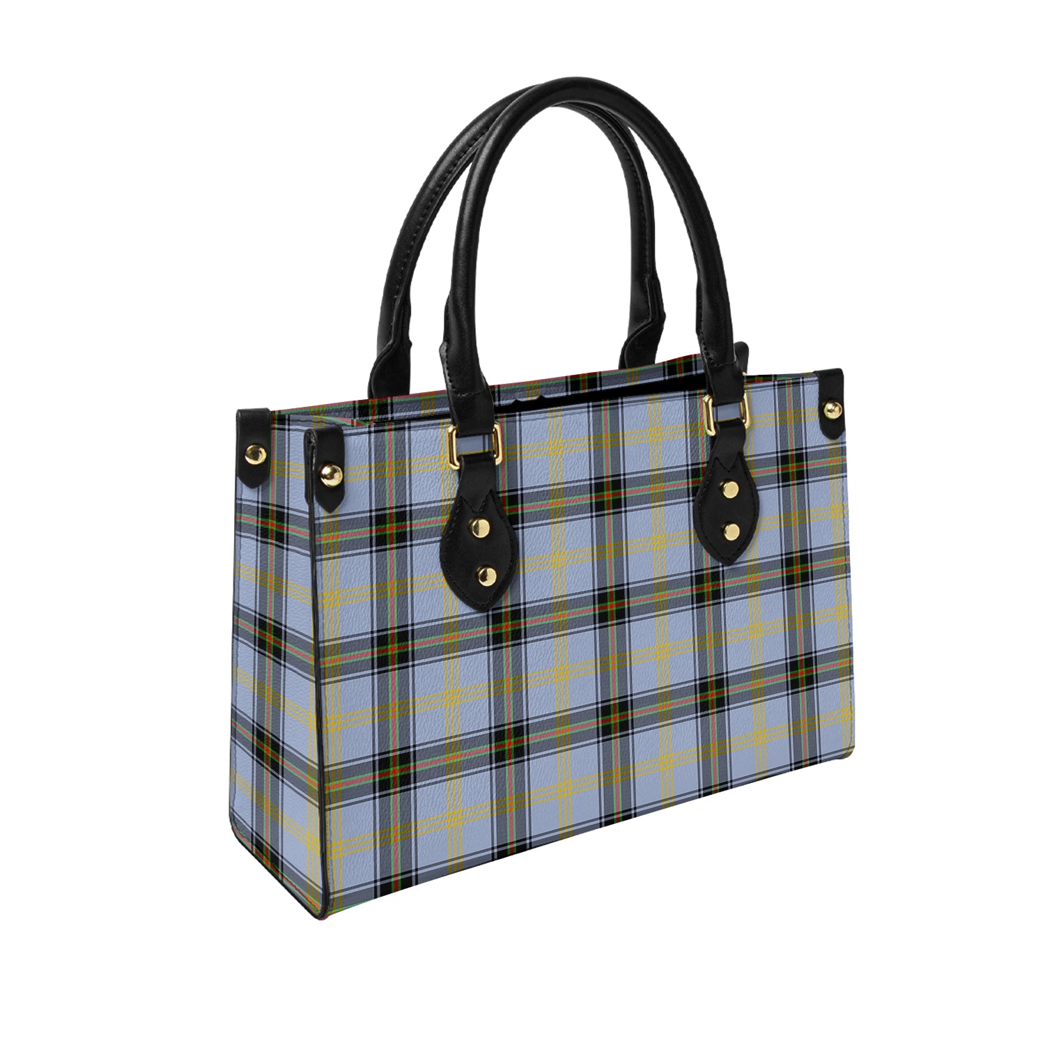 Bell Tartan Leather Bag - Tartanvibesclothing