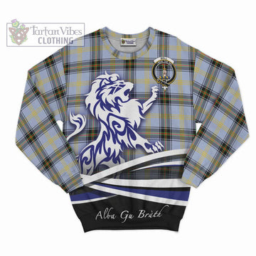 Bell Tartan Sweatshirt with Alba Gu Brath Regal Lion Emblem