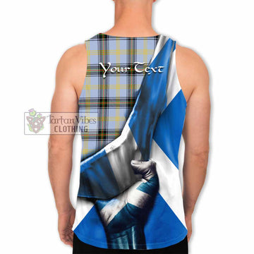 Bell Tartan Men's Tank Top with Family Crest Scotland Patriotic Style - Tartan Vibes Clothing