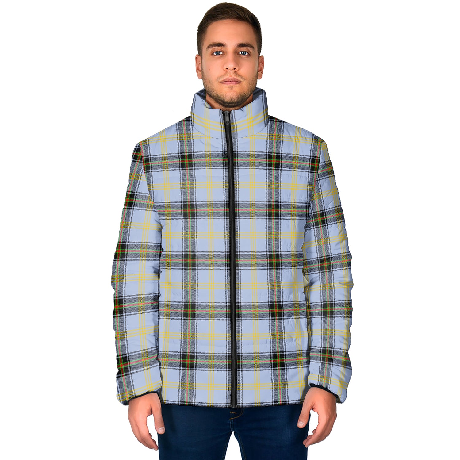 Bell Tartan Padded Jacket - Tartan Vibes Clothing