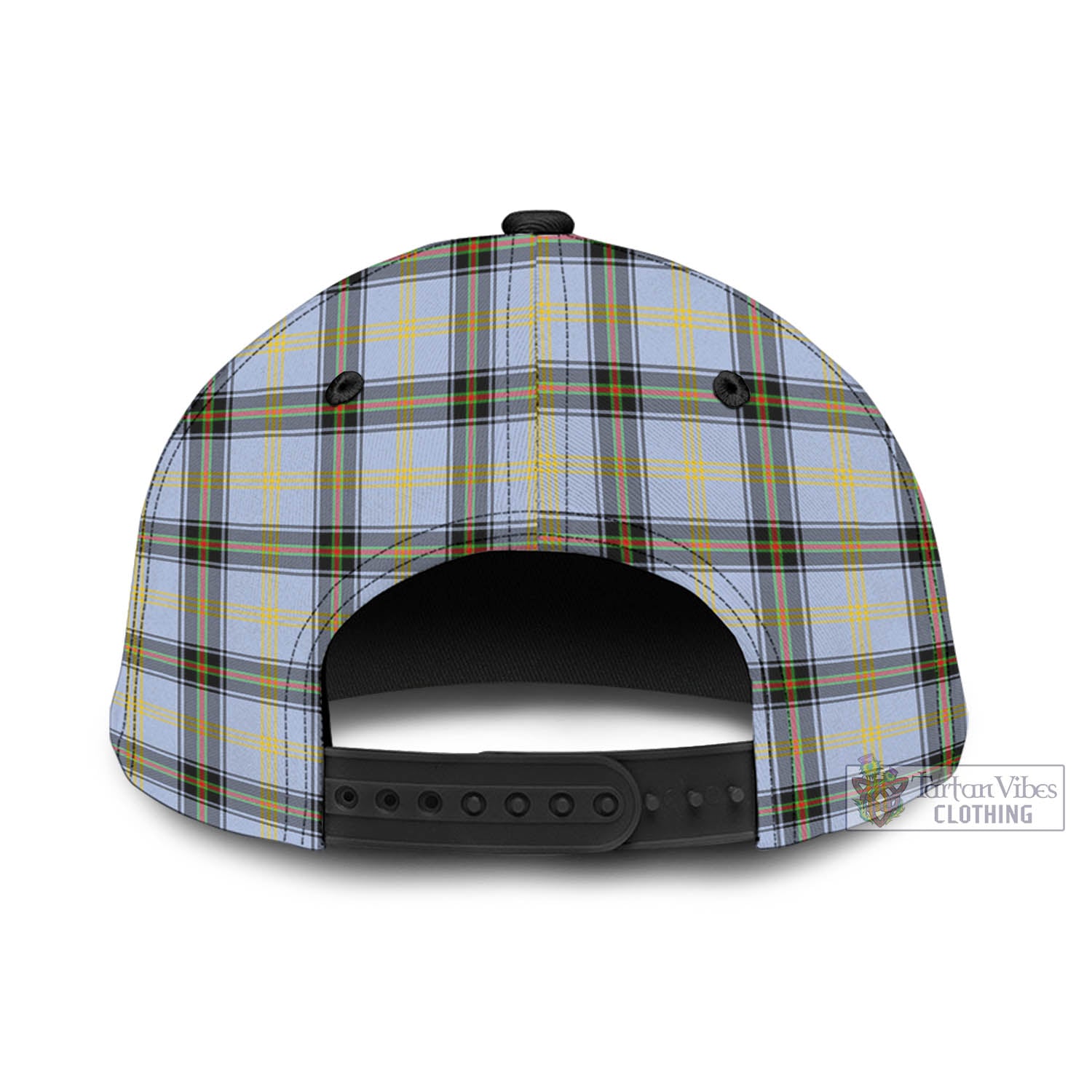 Tartan Vibes Clothing Bell Tartan Classic Cap with Family Crest In Me Style