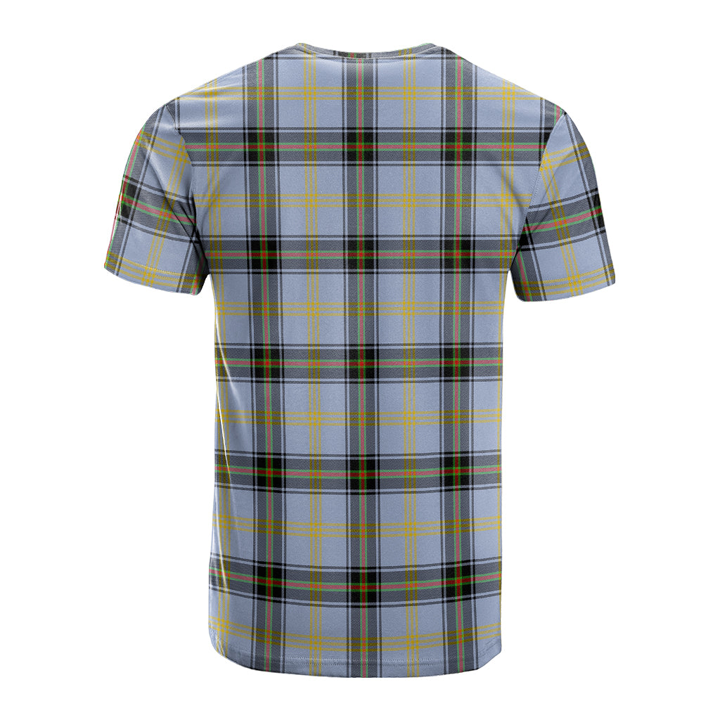 Bell Tartan T-Shirt with Family Crest - Tartan Vibes Clothing