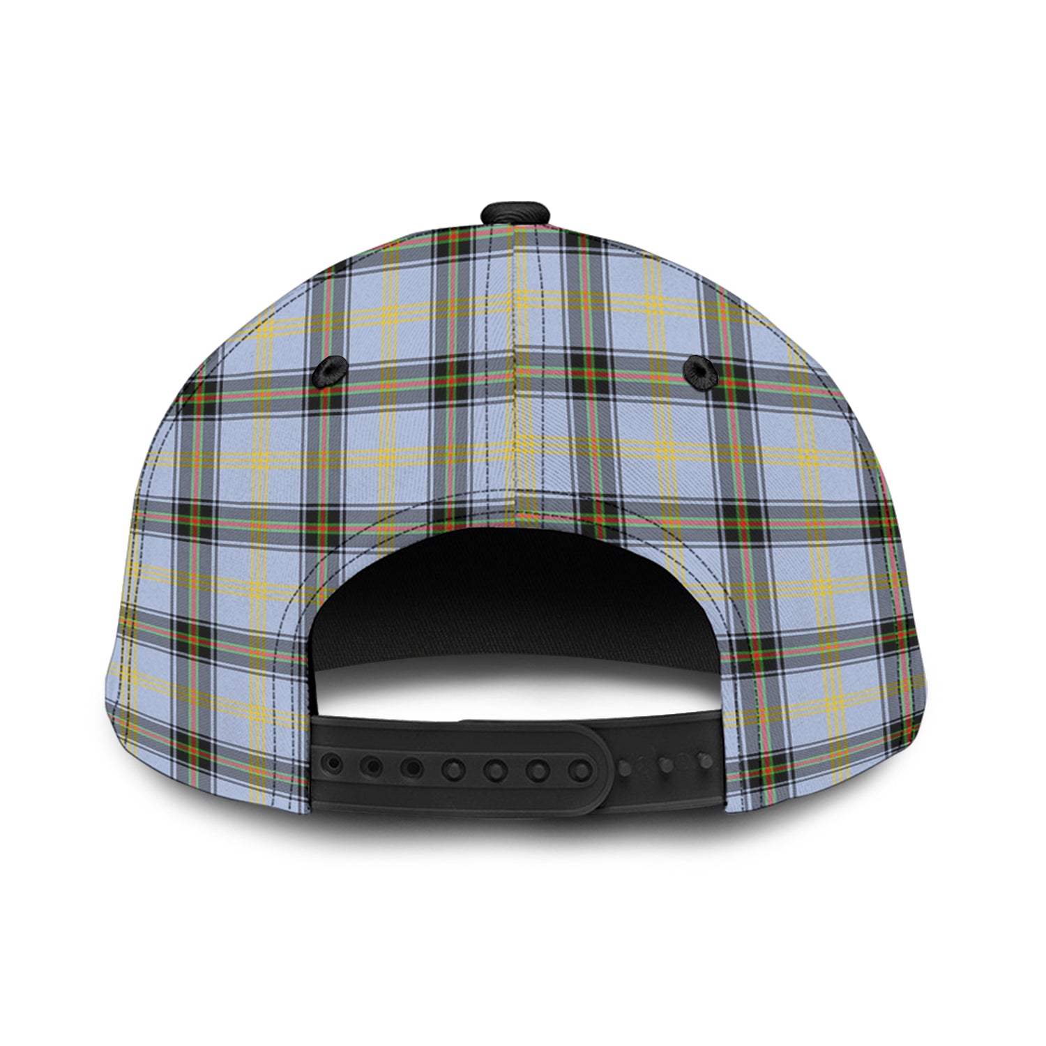 Bell Tartan Classic Cap with Family Crest - Tartan Vibes Clothing