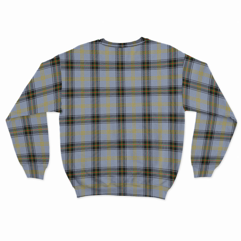 Bell Tartan Sweatshirt with Family Crest - Tartan Vibes Clothing