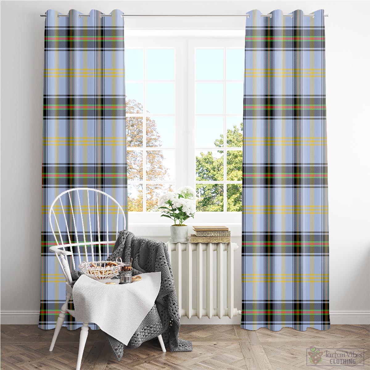 Bell Tartan Window Curtain