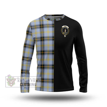 Bell of the Borders Tartan Long Sleeve T-Shirt with Family Crest and Half Of Me Style