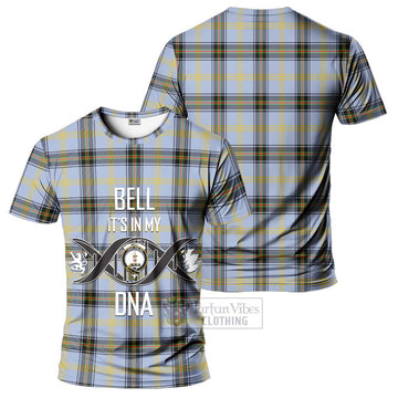 Bell of the Borders Tartan T-Shirt with Family Crest DNA In Me Style