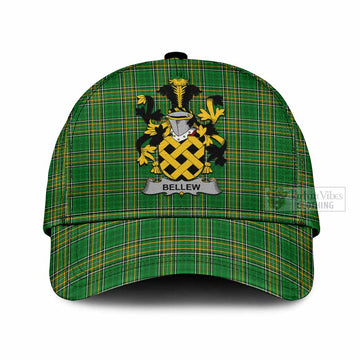 Bellew Irish Clan Tartan Classic Cap with Coat of Arms