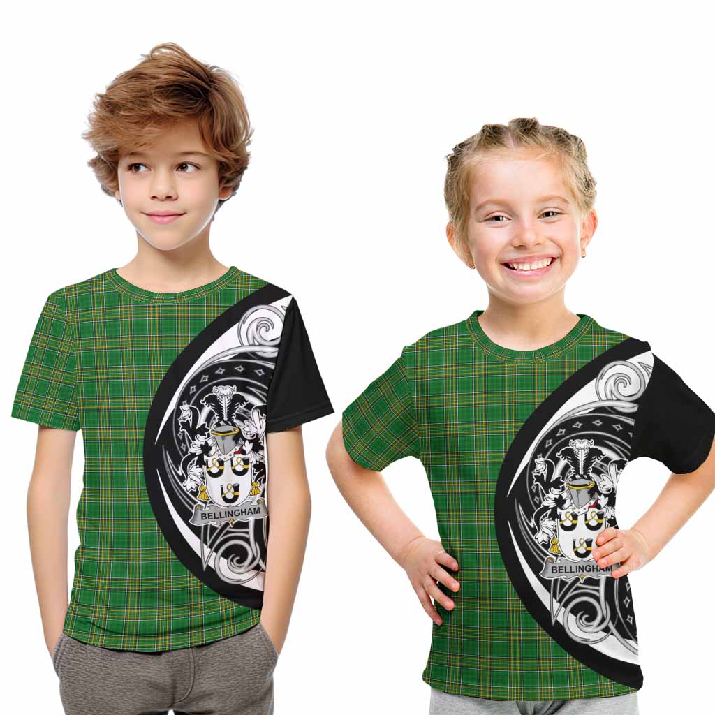 Bellingham Irish Clan Kid T-Shirt Celtic Circle Style Youth XL Size14 - Tartan Vibes Clothing