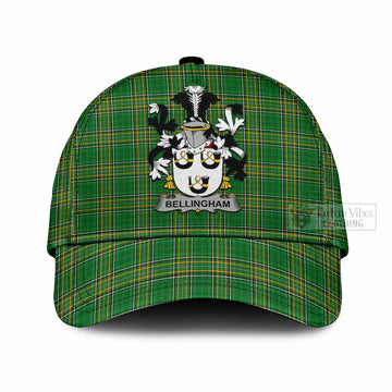 Bellingham Irish Clan Tartan Classic Cap with Coat of Arms