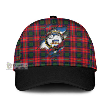 Belsches Tartan Classic Cap with Family Crest In Me Style