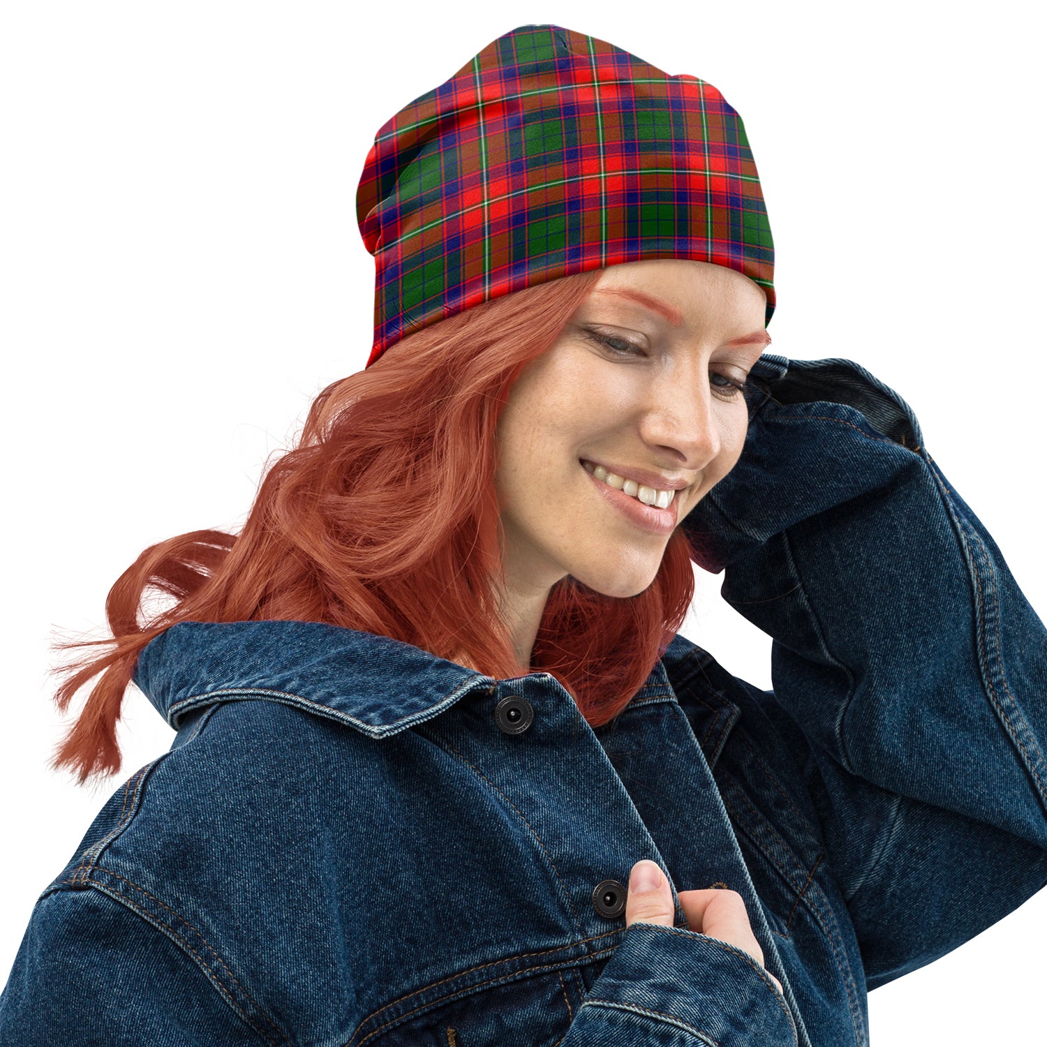 Belshes Tartan Beanies Hat One Size 22 inches 15.5 inches - Tartanvibesclothing