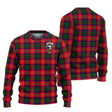 Belshes Tartan Ugly Sweater with Family Crest Unisex - Tartan Vibes Clothing