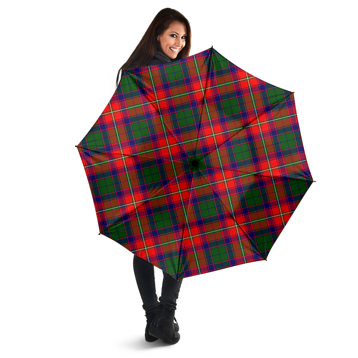 Belshes Tartan Umbrella - Tartanvibesclothing