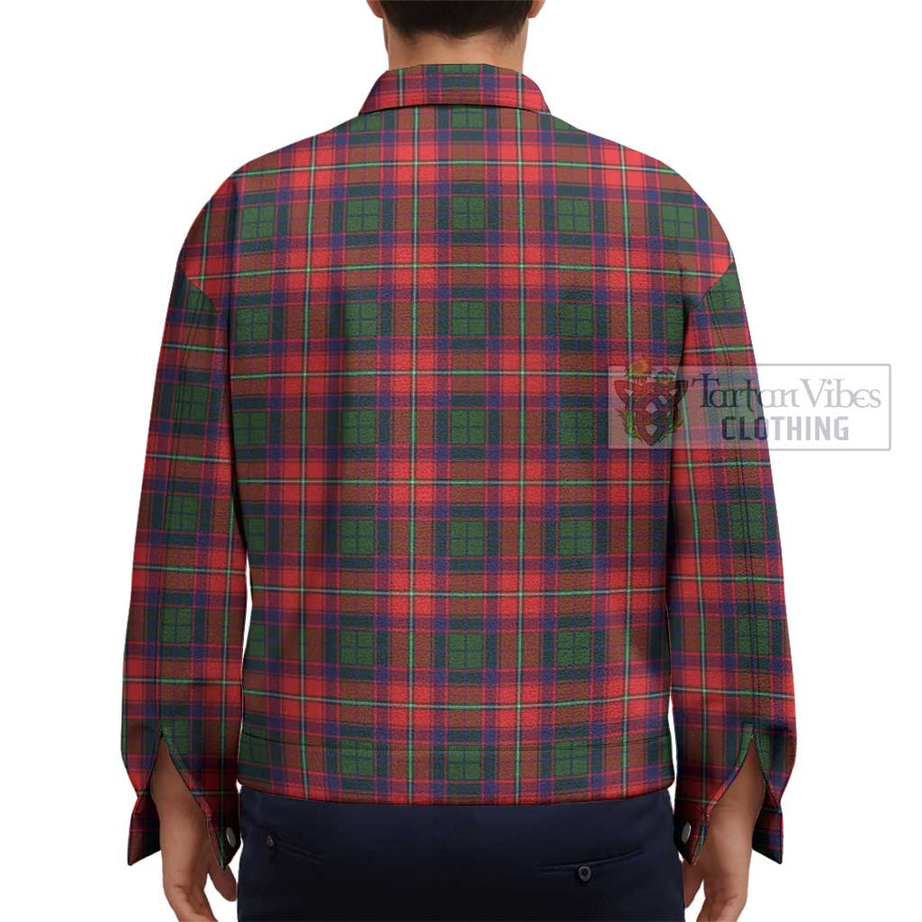 Belshes Tartan Unisex Lapel Cotton Jacket - Tartan Vibes Clothing