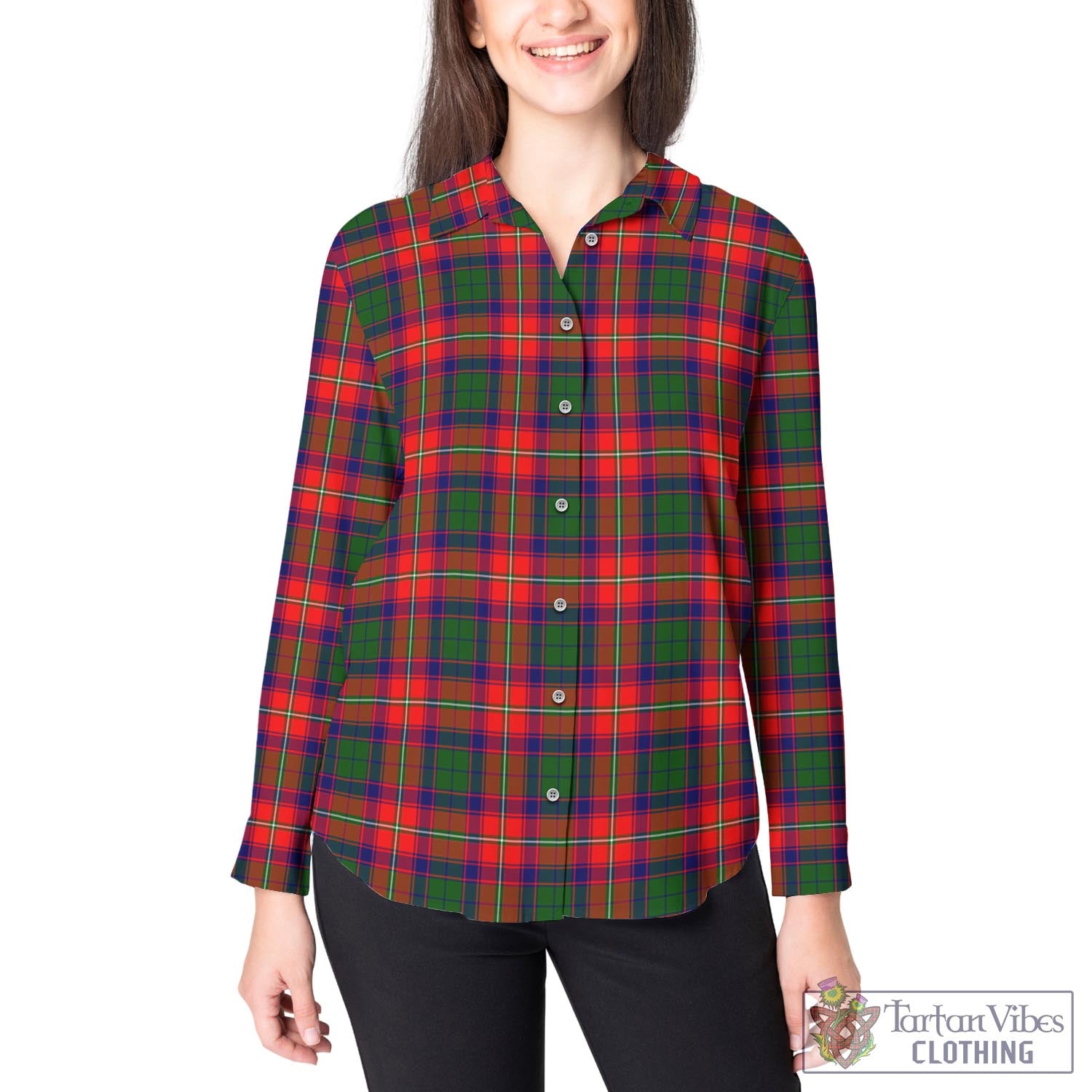 Belshes Tartan Womens Casual Shirt