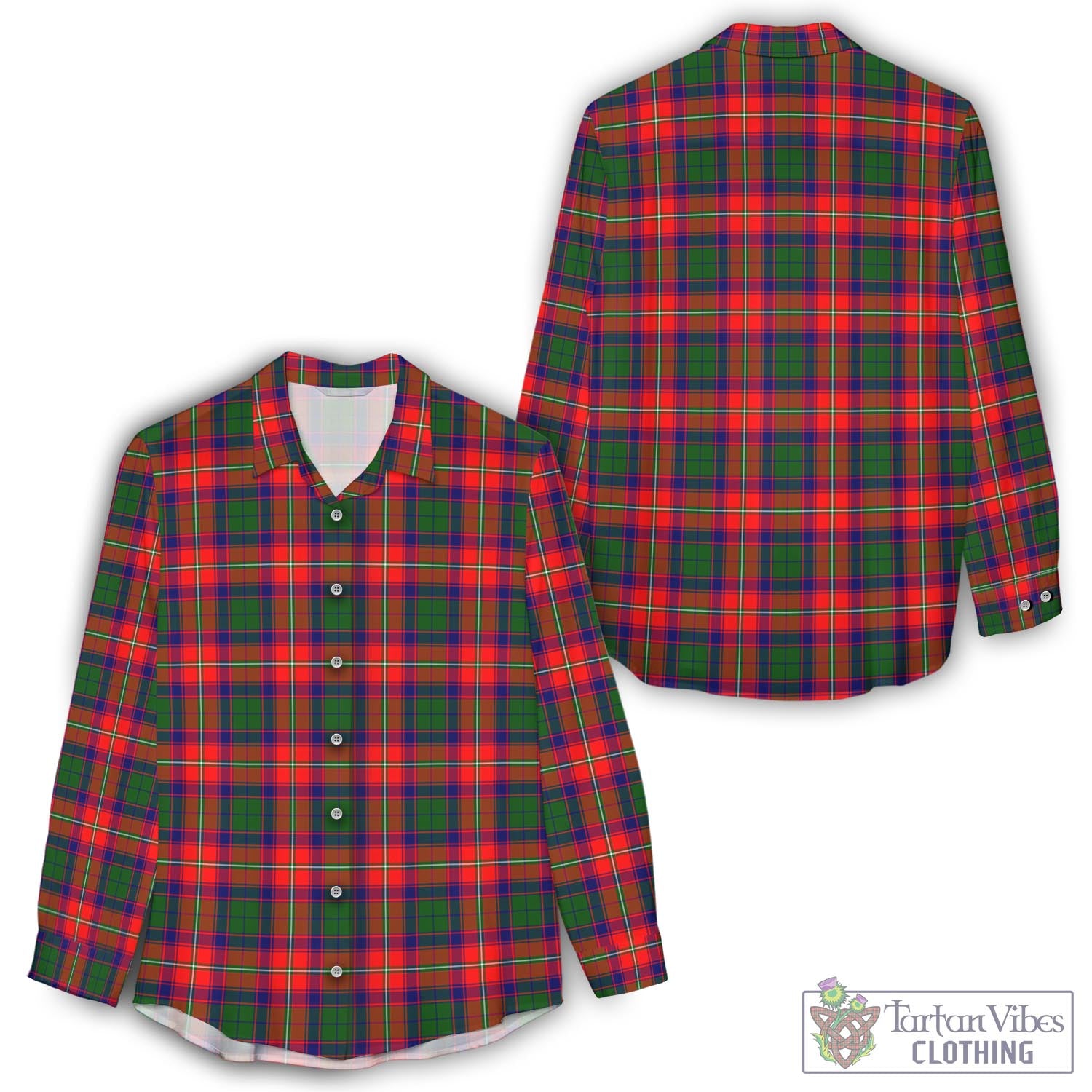 Belshes Tartan Womens Casual Shirt