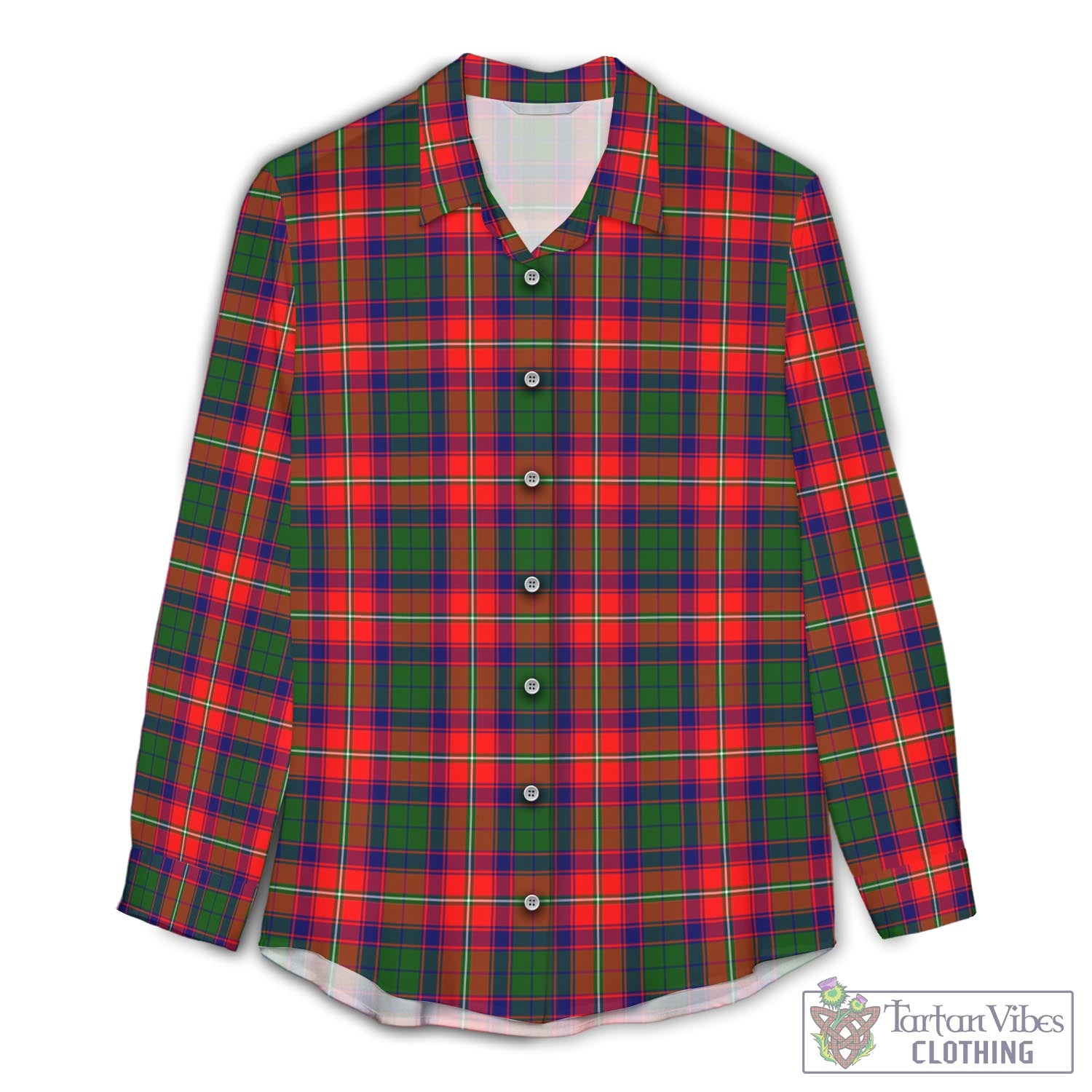 Belshes Tartan Womens Casual Shirt