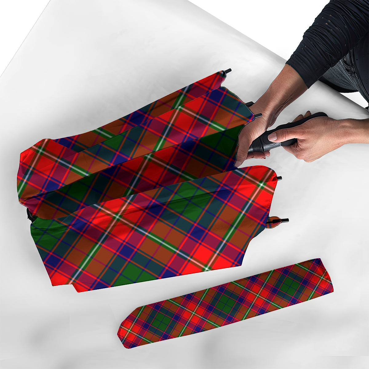 Belshes Tartan Umbrella - Tartanvibesclothing