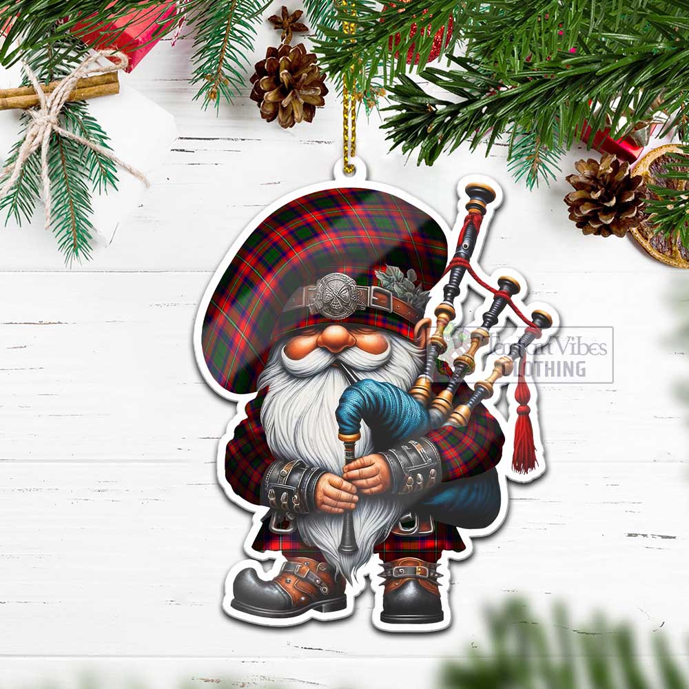 Tartan Vibes Clothing Belshes (Belsches) Tartan Badpiper Gnome Christmas Ornament