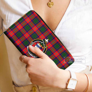 Belshes (Belsches) Tartan Women's Leather Wallet with Family Crest - Tartan Vibes Clothing