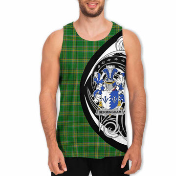 Bermingham Irish Clan Men's Tank Top Celtic Circle Style Men - Tartan Vibes Clothing