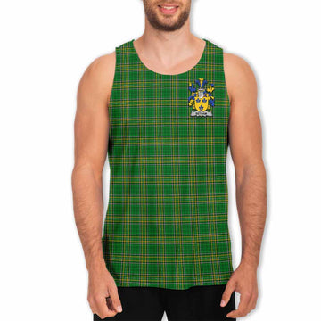 Betham Irish Clan Tartan Men's Tank Top with Coat of Arms