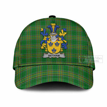 Betham Irish Clan Tartan Classic Cap with Coat of Arms