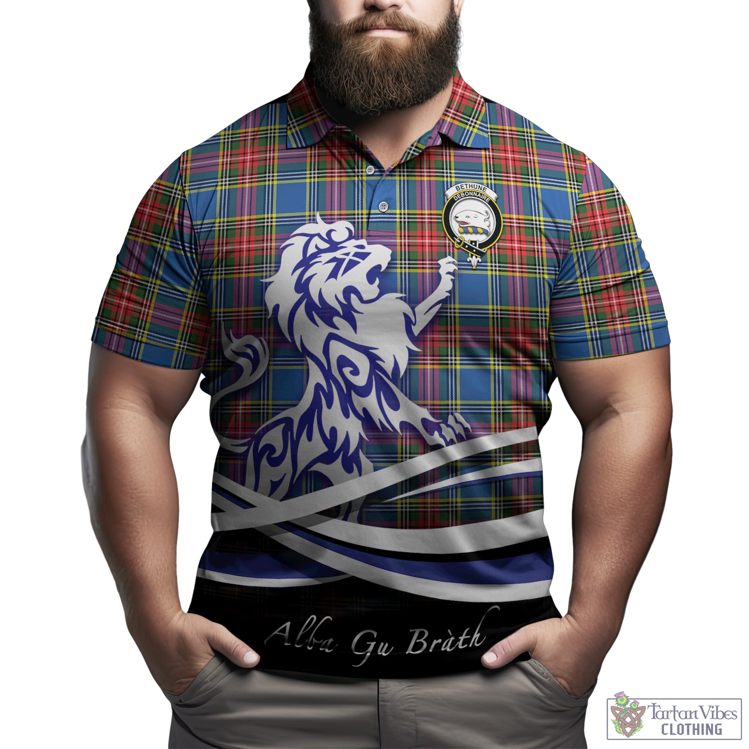 bethune-tartan-polo-shirt-with-alba-gu-brath-regal-lion-emblem