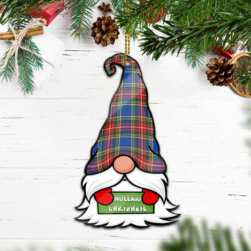 Bethune Gnome Christmas Ornament with His Tartan Christmas Hat