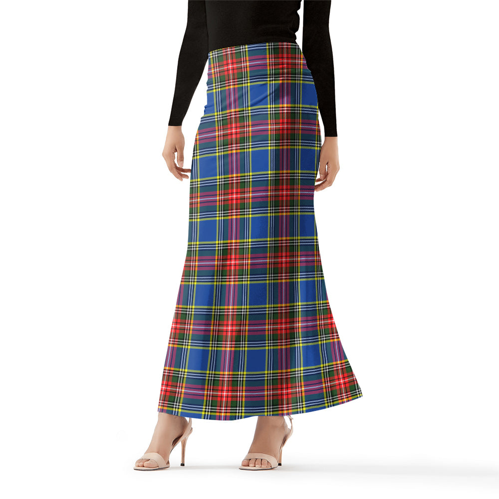 Bethune Tartan Womens Full Length Skirt Female - Tartanvibesclothing