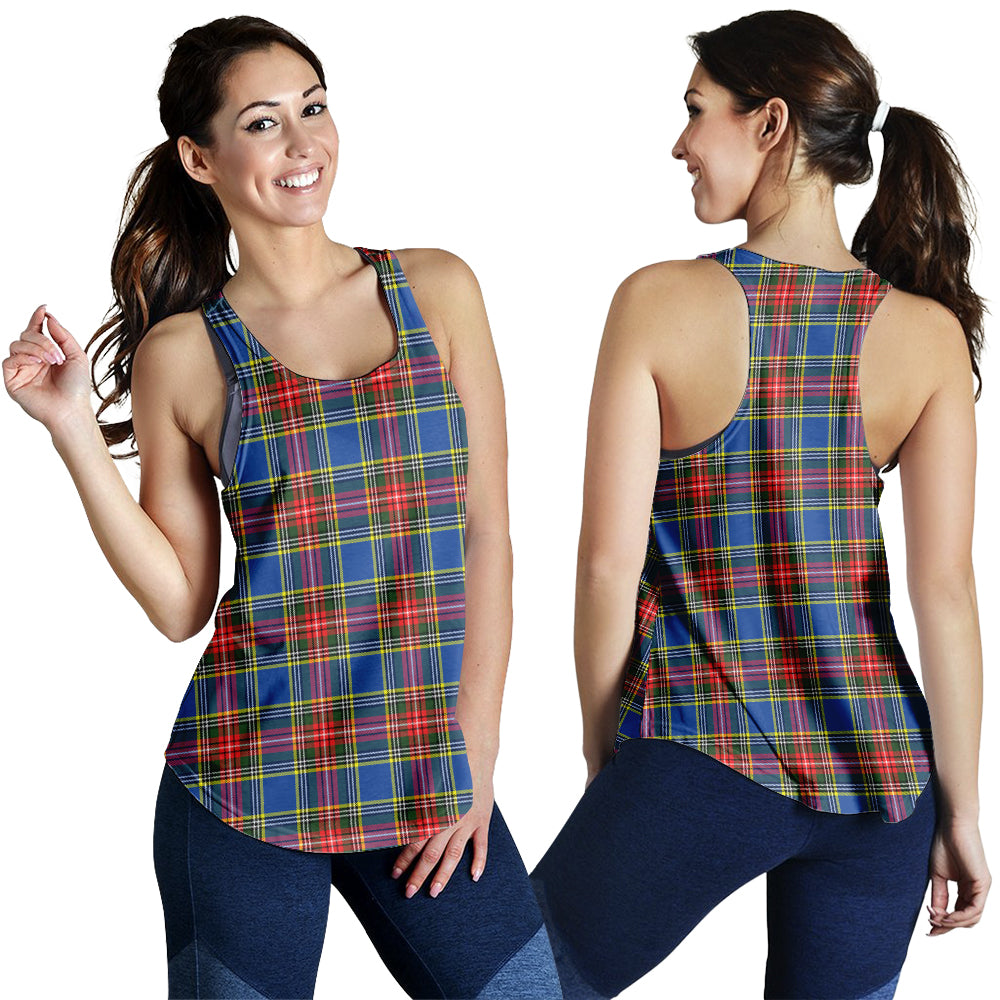 Bethune Tartan Women Racerback Tanks - Tartanvibesclothing