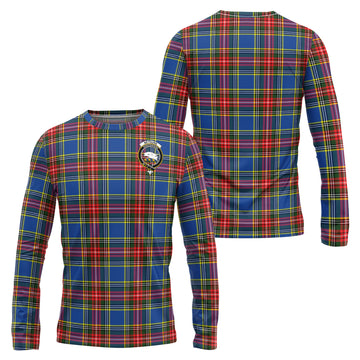 Bethune Tartan Long Sleeve T-Shirt with Family Crest