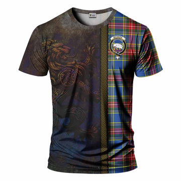 Bethune Tartan Family Crest T-Shirt Alba Gu Brath Be Brave Lion Ancient Style Kid's Shirt - Tartan Vibes Clothing