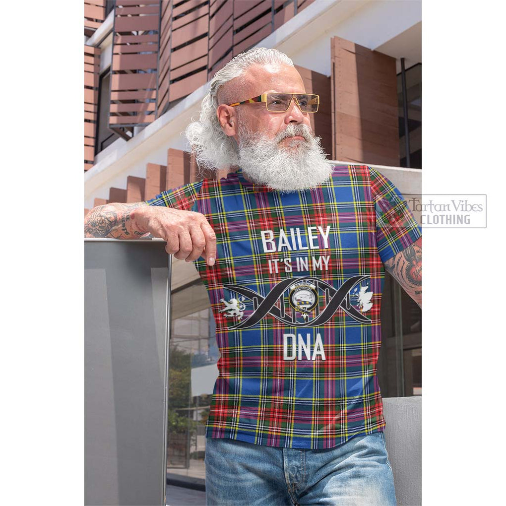 Tartan Vibes Clothing Bethune Tartan Cotton T-shirt with Family Crest DNA In Me Style