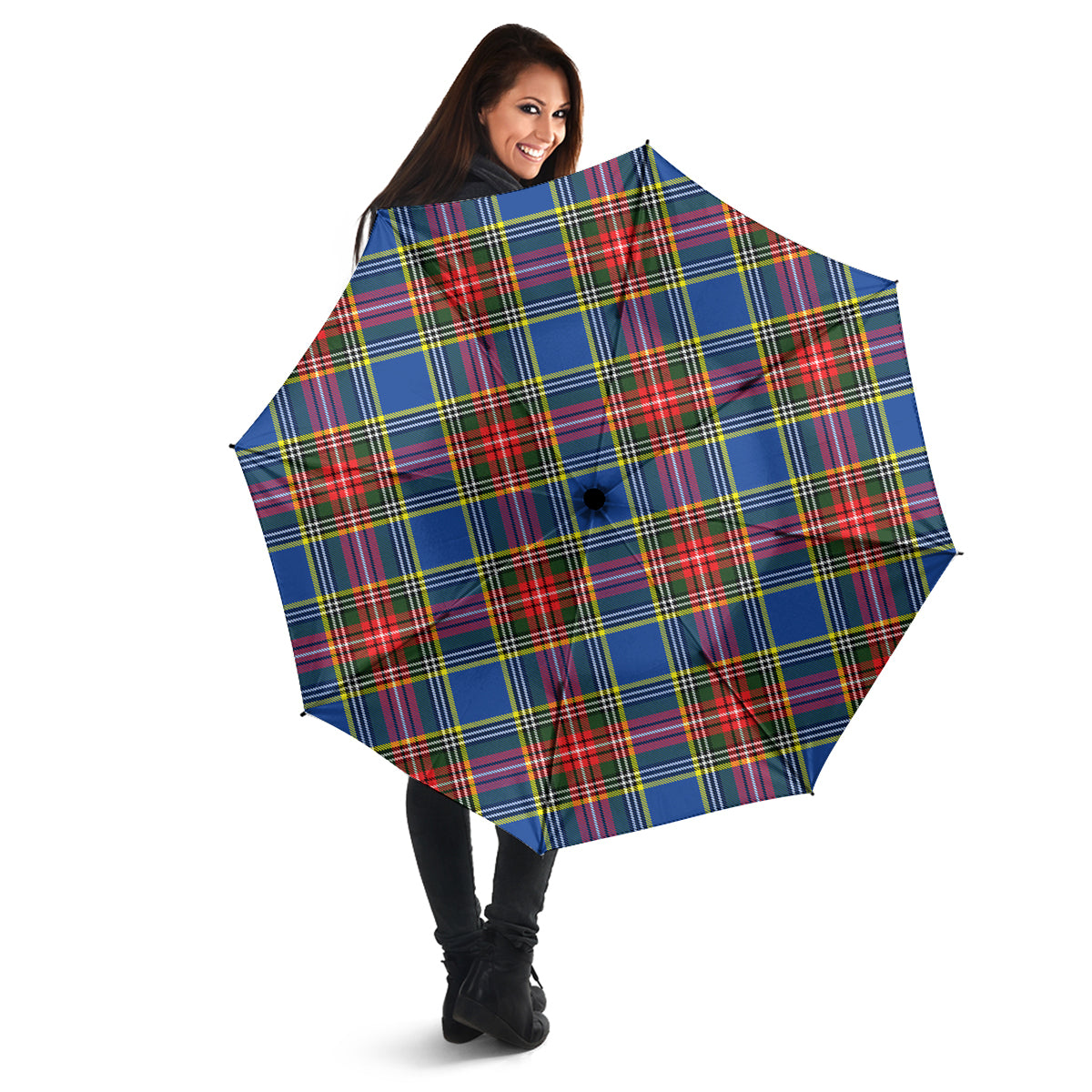 Bethune Tartan Umbrella - Tartanvibesclothing