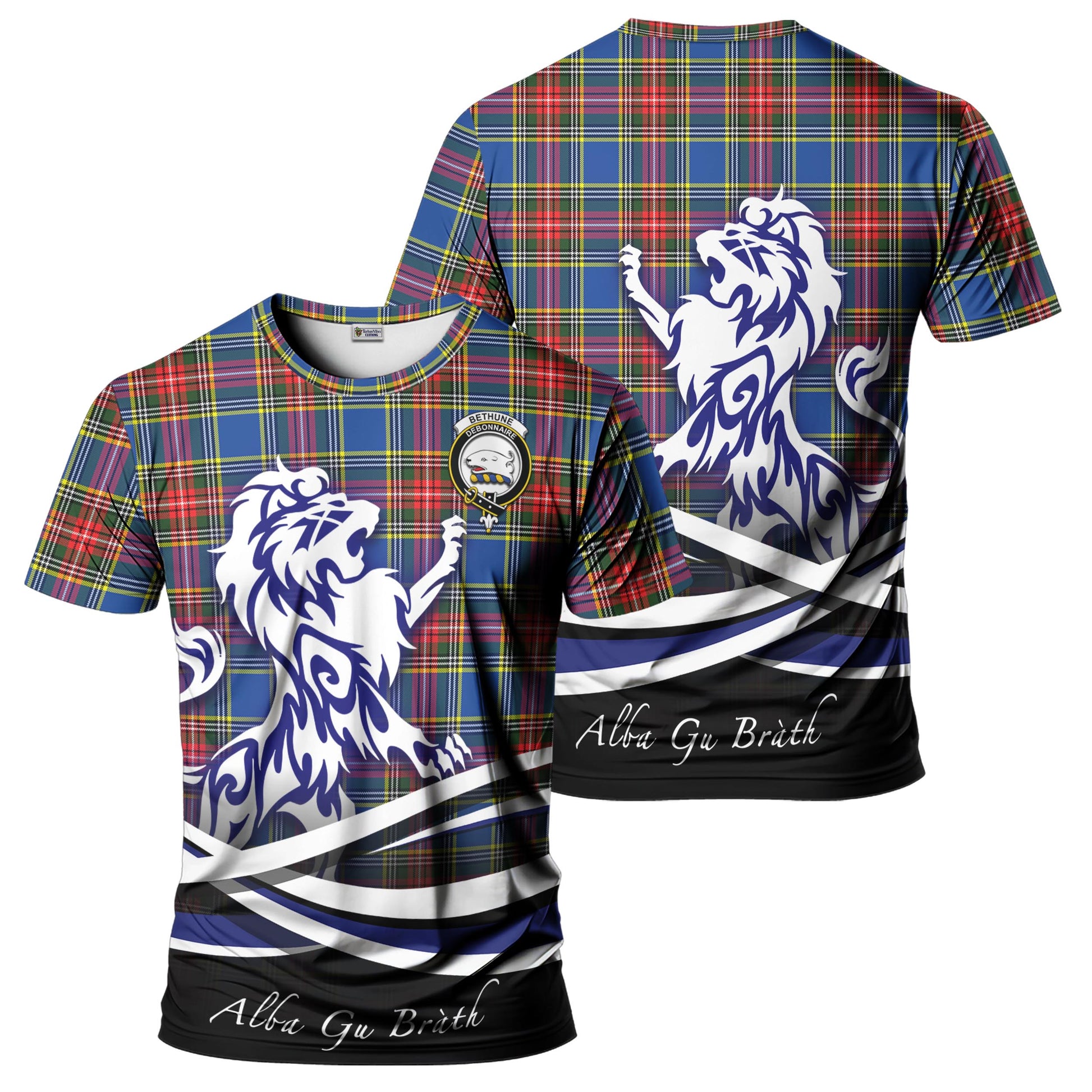 bethune-tartan-t-shirt-with-alba-gu-brath-regal-lion-emblem