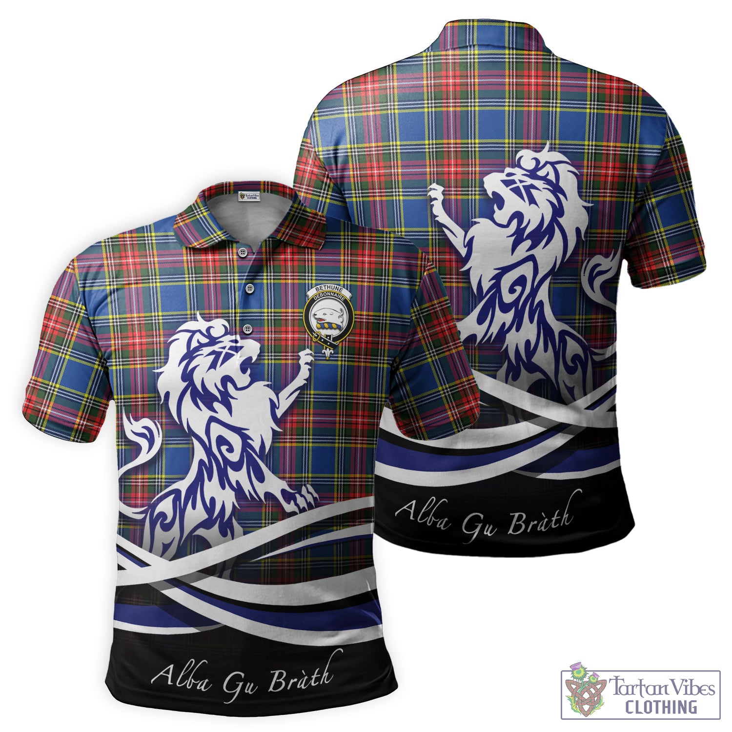 bethune-tartan-polo-shirt-with-alba-gu-brath-regal-lion-emblem