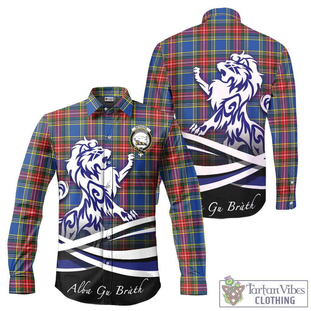 bethune-tartan-long-sleeve-button-up-shirt-with-alba-gu-brath-regal-lion-emblem