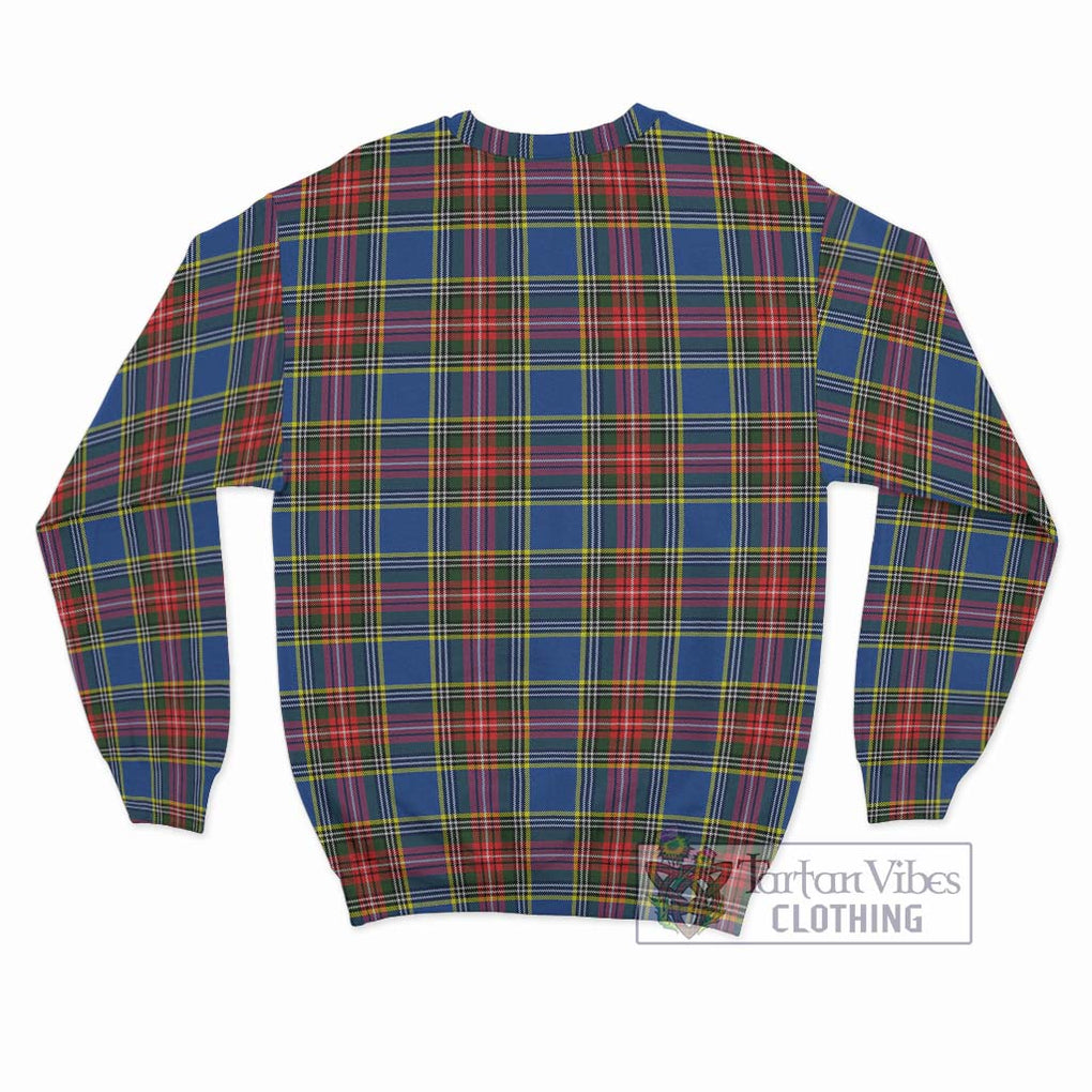 Bethune Tartan Sweatshirt with Family Crest DNA In Me Style - Tartanvibesclothing Shop