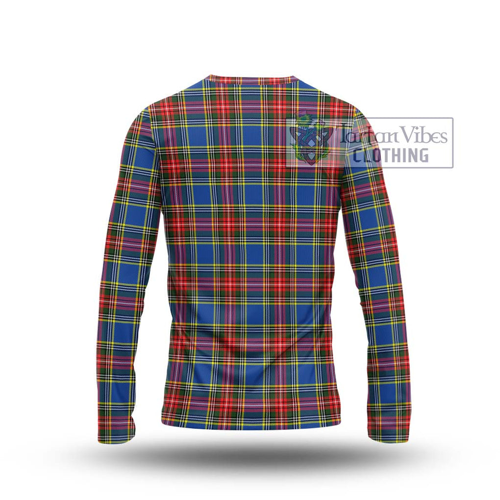 Bethune Tartan Long Sleeve T-Shirt with Family Crest DNA In Me Style - Tartanvibesclothing Shop