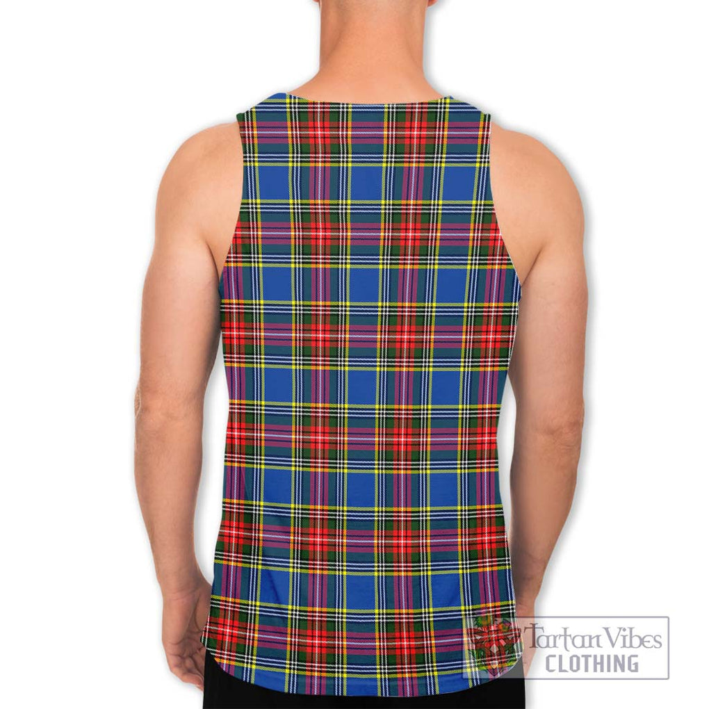 Bethune Tartan Men's Tank Top with Family Crest DNA In Me Style - Tartanvibesclothing Shop