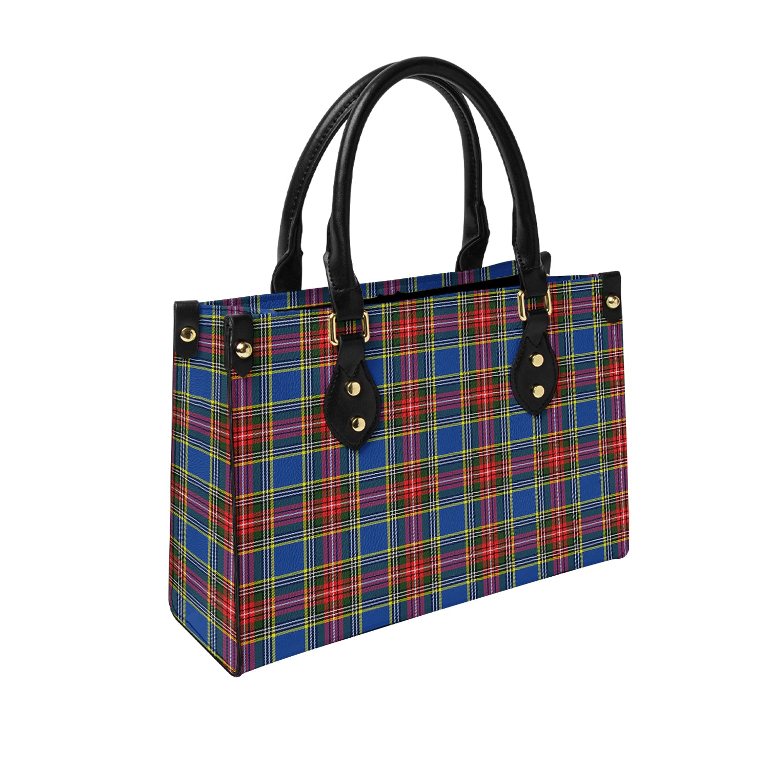 Bethune Tartan Leather Bag - Tartanvibesclothing