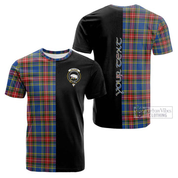 Bethune Tartan Cotton T-shirt with Family Crest and Half Of Me Style