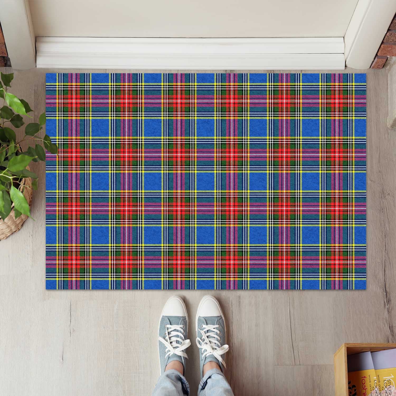 Bethune Tartan Door Mat - Tartanvibesclothing