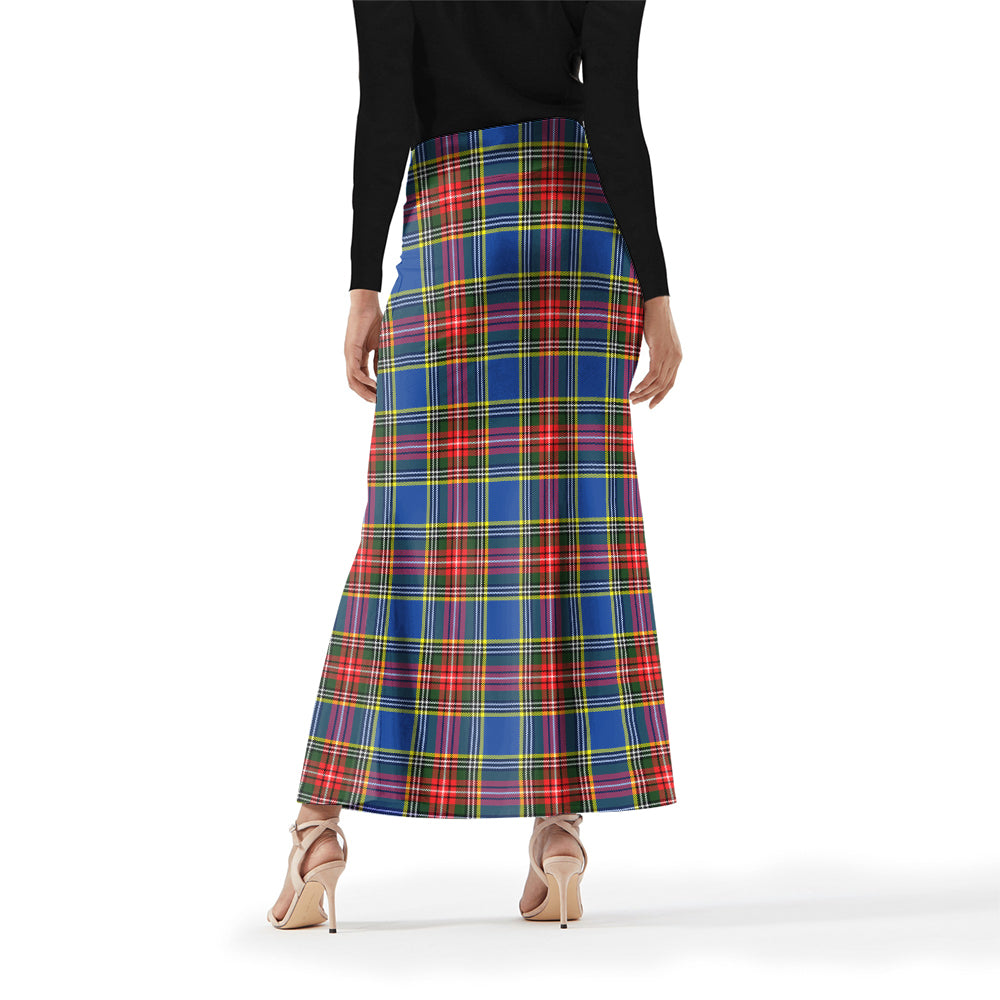 Bethune Tartan Womens Full Length Skirt - Tartanvibesclothing