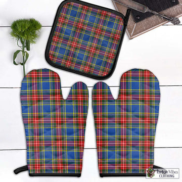 Bethune Tartan Combo Oven Mitt & Pot-Holder Black - Tartan Vibes Clothing