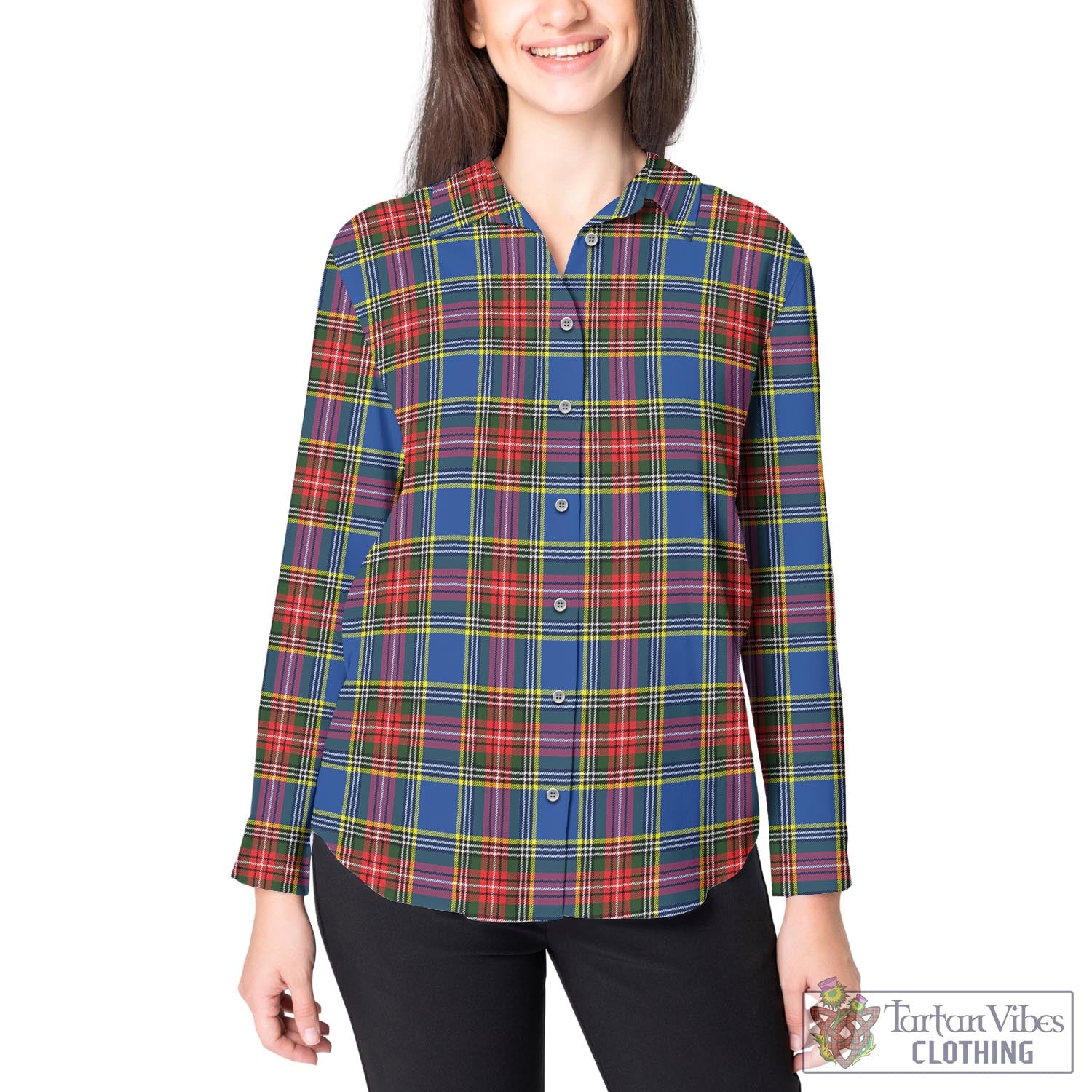 Bethune Tartan Womens Casual Shirt